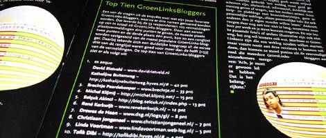 Lijst uit GroenLinks Magazine