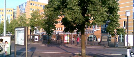 GroenLinks-abri voor Station Groningen